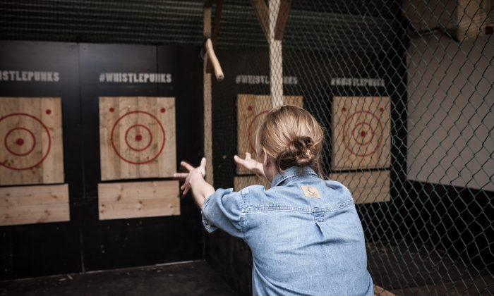 Let Off Steam With Axe Throwing in London