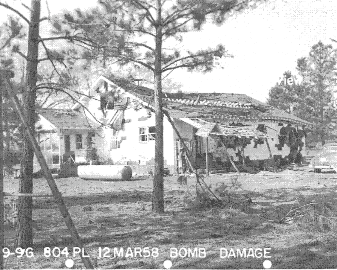 New Photos of 1958 Accidental Atomic Weapon Explosion at Mars Bluff, South Carolina