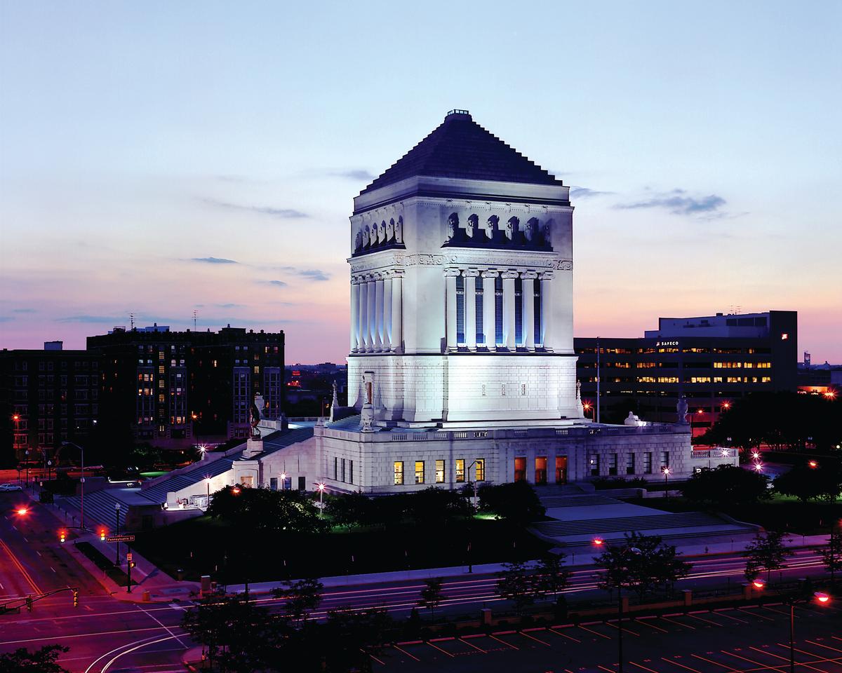 The Indiana World War Memorial. (Courtesy of Visit Indy)