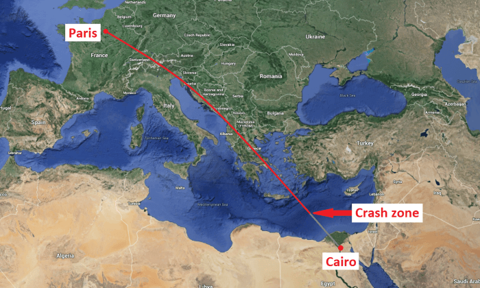 EgyptAir Flight 804: First Day Updates on Plane Crash With 66 Onboard