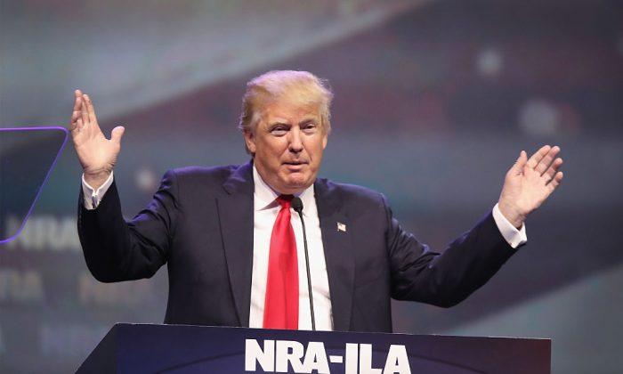 Trump Takes Aim at Clinton on Gun Control in Speech to the NRA