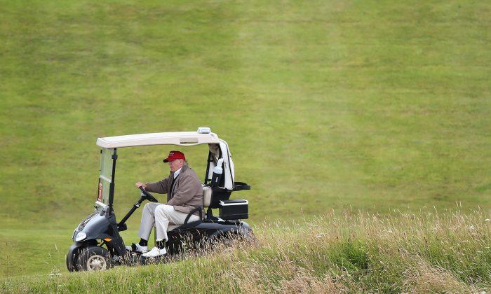 Trump Uses Climate Change as Reason to Build Wall by His Beachfront Golf Course