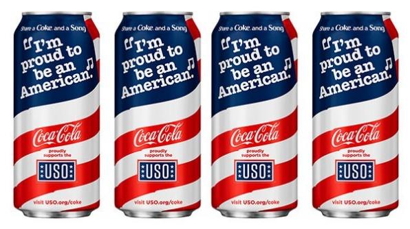 Coca-Cola Releases Cans Featuring American Flag