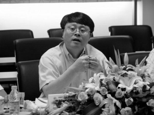 Jiang Mianheng, former president of the Shanghai branch of the prestigious Chinese Academy of Sciences, speaks at a conference in July 16, 2005. (Chinese Academy of Sciences)