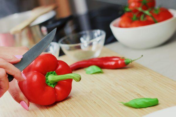 In a 100 grams serving, peppers (bell and chili) have between .14 and .18 grams of vitamin C (jeshoots/pexels)