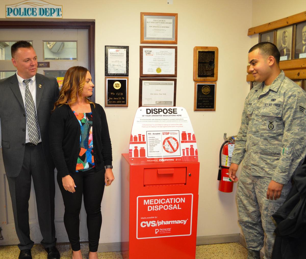 Port Jervis Installs Collection Box for Expired Prescription Drugs