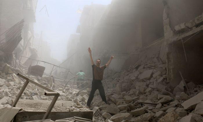 Syrian Activists Say Airstrikes on Rebel-Held Area Kill 25