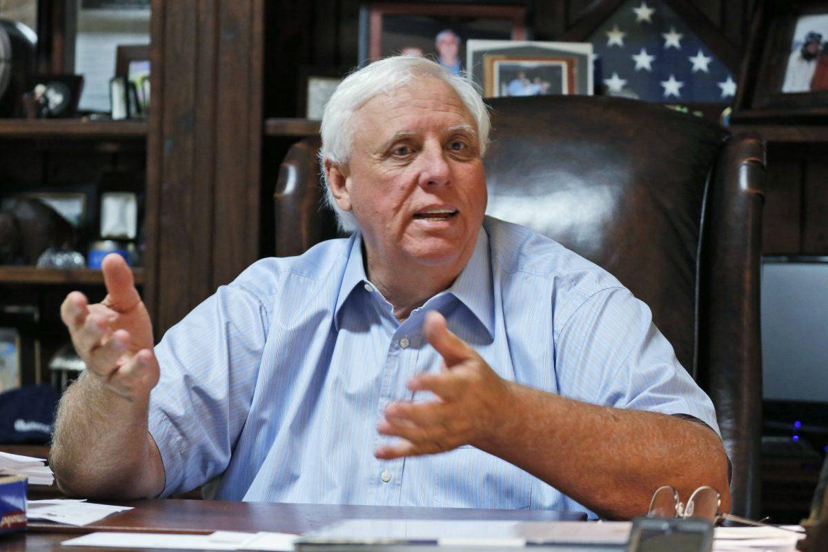 Jim Justice, now the West Virginia governor, in a 2016 file photograph. (Steve Helber/AP Photo)