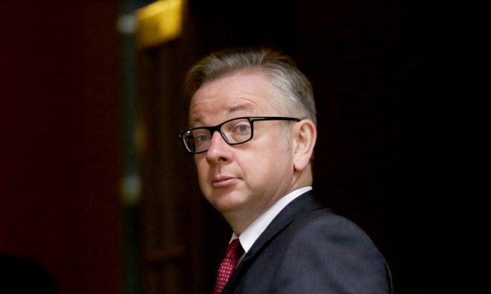 Justice Secretary Gove to Spell Out Post-Brexit Plans