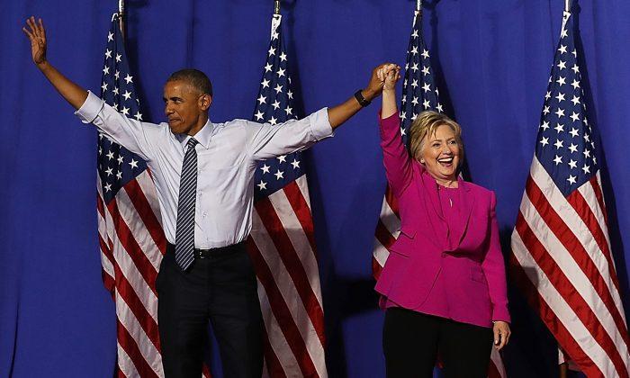 Obama Hits the Campaign Trail With Clinton: ‘I Want You to Elect Her’