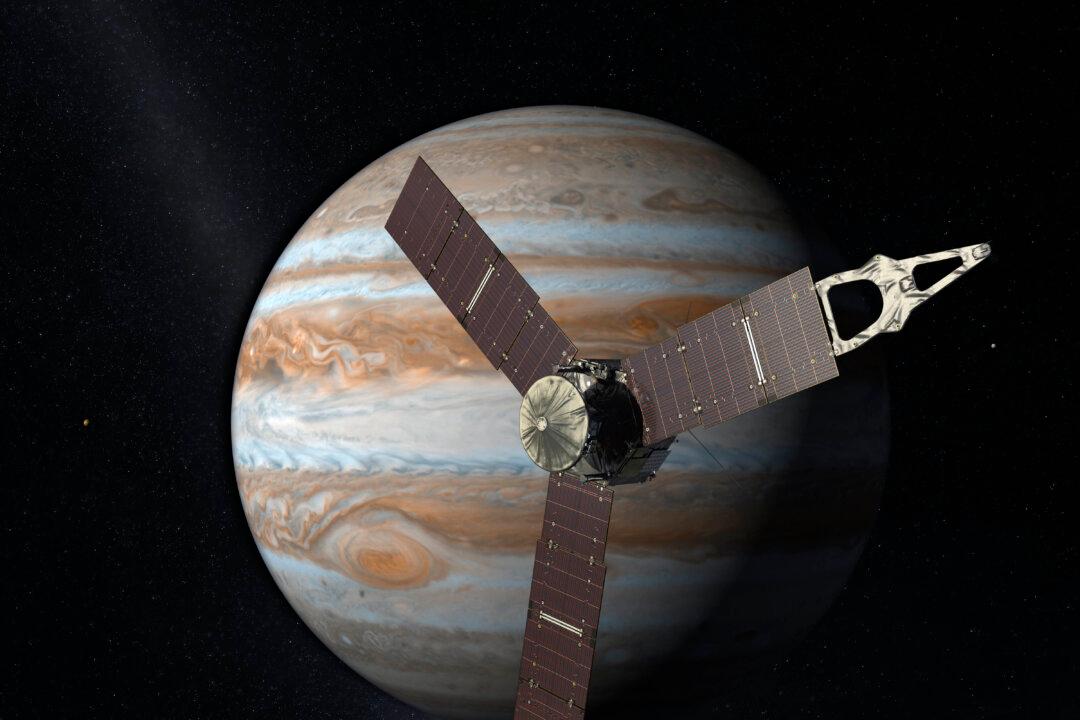Jupiter Has New Visitor, a Solar-Powered Spacecraft
