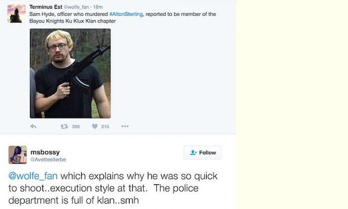 No, Sam Hyde Isn’t Officer Involved in Alton Sterling Shooting Death. He’s Not a Mass Shooter, Either