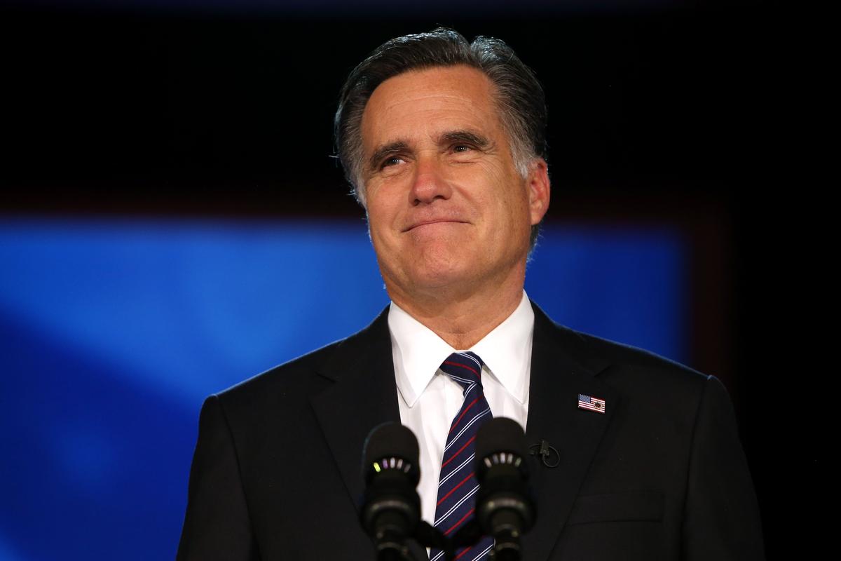 The 2012 Republican presidential nominee Mitt Romney. (Justin Sullivan/Getty Images)