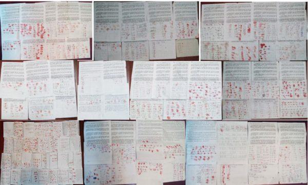 In 2016, 3,000 residents from Jianli County in Hubei Province signed their name and affixed their thumb prints in red ink to a joint criminal complaint against former Chinese Communist Party leader Jiang Zemin. (Minghui.org)