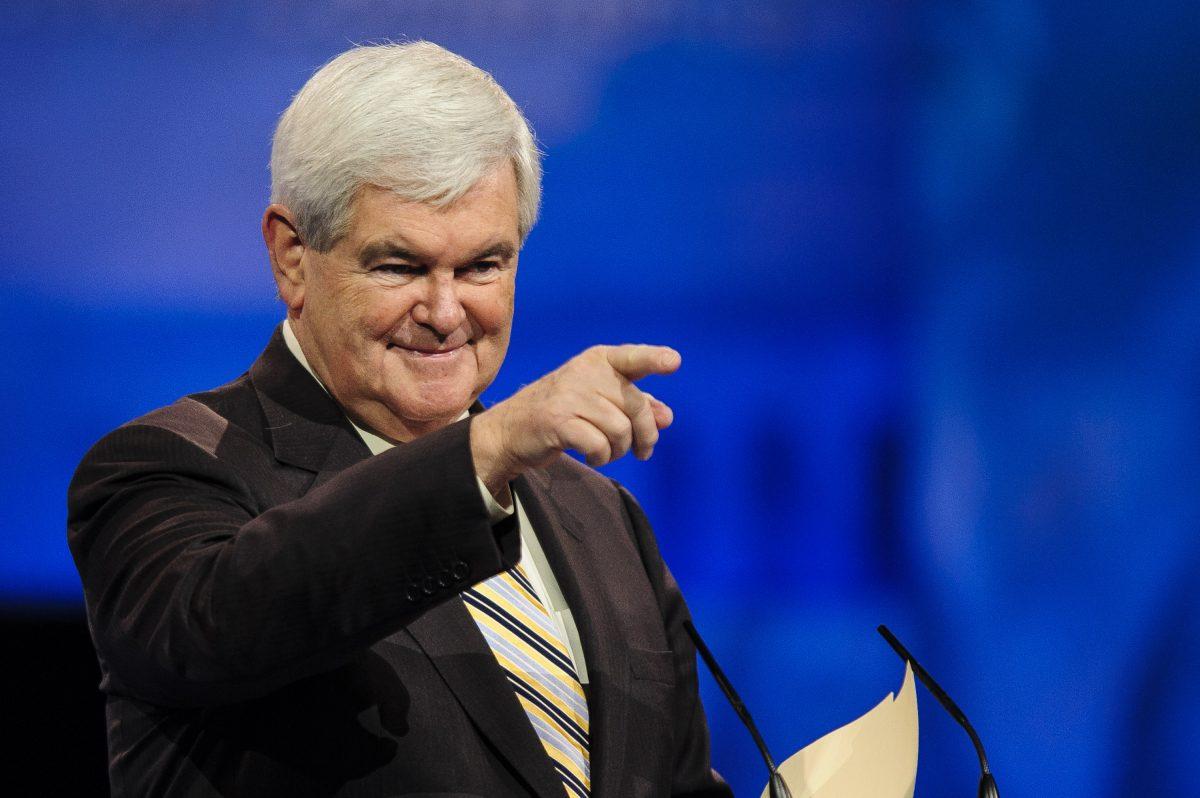 Former speaker of the House Newt Gingrich. (Pete Marovich/Getty Images)