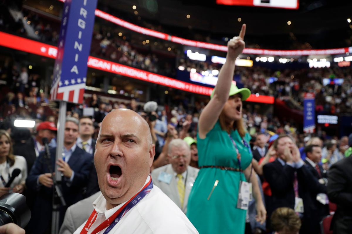GOP Turns to Security, Divisions on Convention's First Night