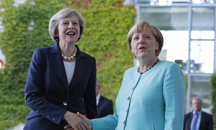 British PM Visits Germany for Brexit Talks