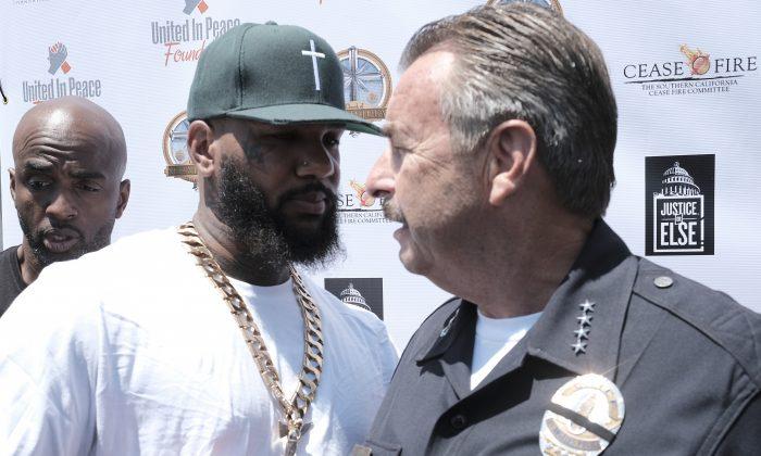 LAPD Chief, Rapper ‘The Game’ Team up for Anti-Violence PSA
