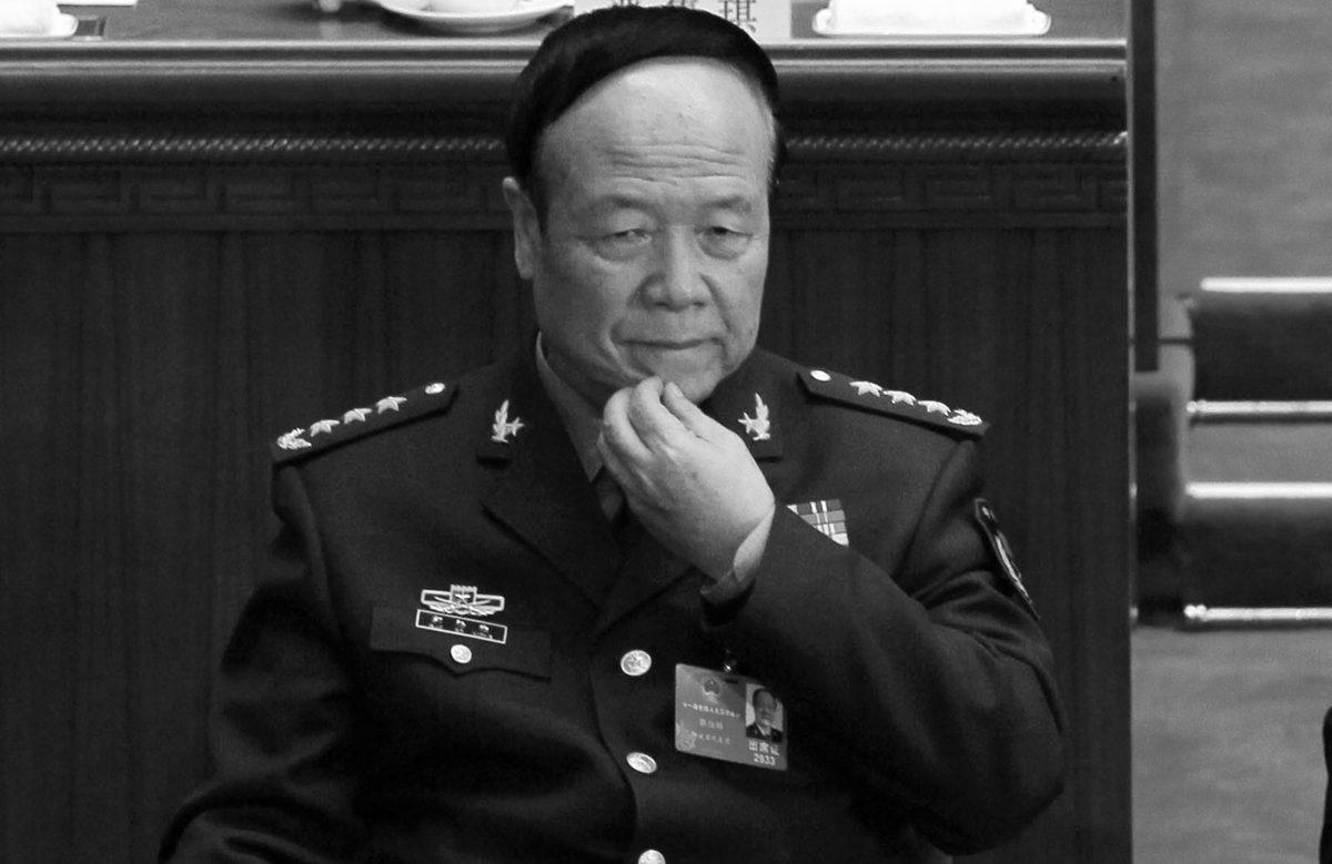 Former Central Military Commission vice chair General Guo Boxiong in Beijing on March 9, 2012. Guo was sentenced to life in prison by a Chinese military court on July 25, 2016. (AP Photo/Ng Han Guan)