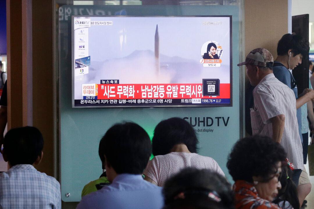 North Korea Fires Mid-Range Missile Toward Waters Near Japan
