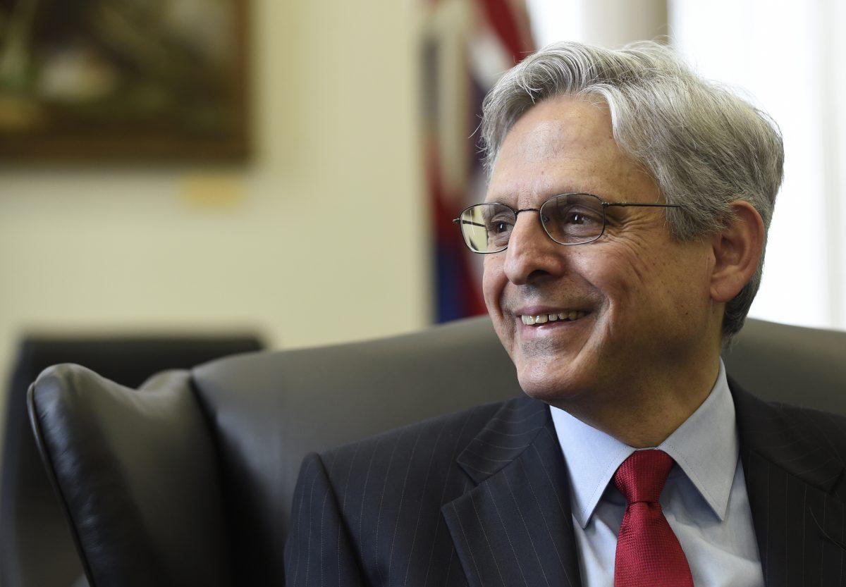 Supreme Court nominee Merrick Garland on Capitol Hill in Washington on May 10, 2016. (Susan Walsh, File/AP Photo)