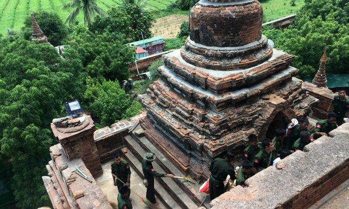 Quake Damages Scores of Burma’s Heritage Bagan Temples