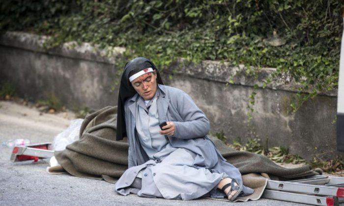 Nun in Viral Italy Quake Photo Texted Friends ‘Adieu’