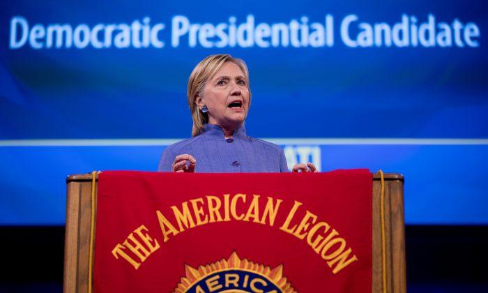 Clinton Pitches Her Foreign Policy to American Legion