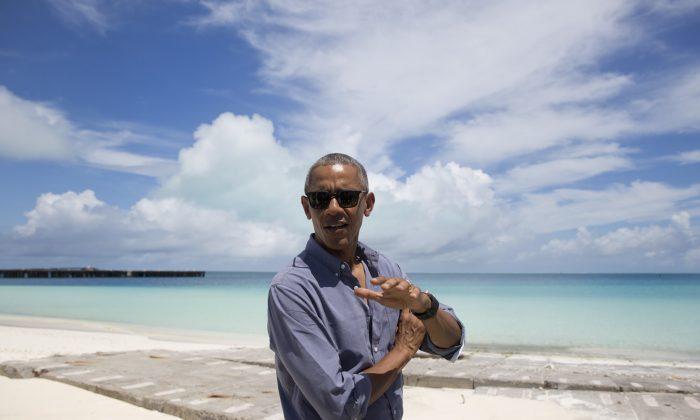 Obama Warns Against Global Warming’s Impact on Pacific Atoll