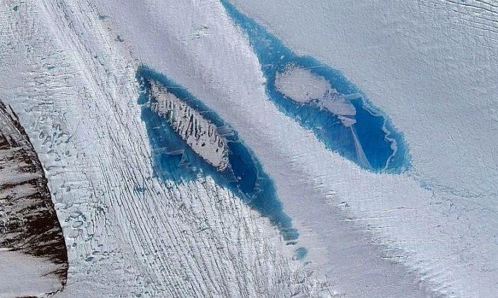 Study: Brilliant Blue Lakes Are Forming on East Antarctica, Could be Dire
