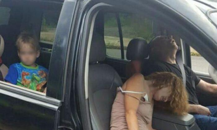 Heroin Epidemic’s Ugly Face: Photo Shows Adults Passed in Car With Child