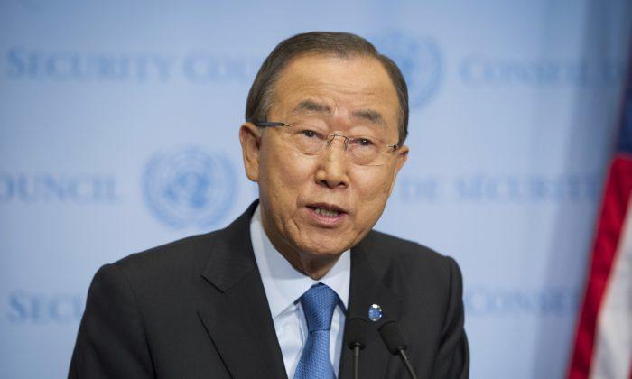 UN Chief: Reducing Korea Tensions Key Issue
