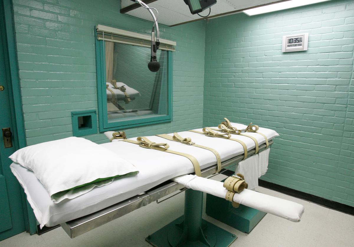 An execution chamber in a file photo. (AP Photo/Pat Sullivan)