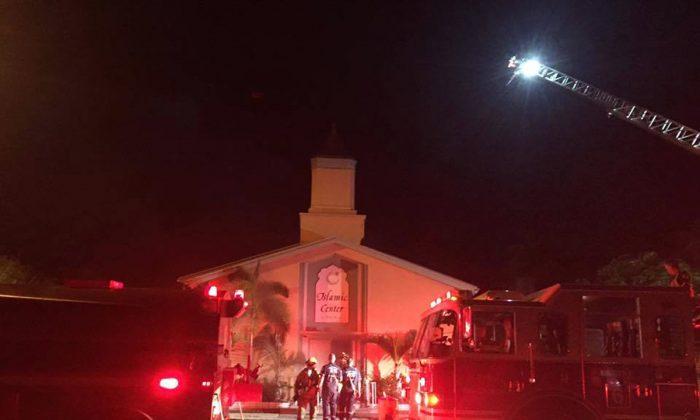 Video Shows Man Approaching Florida Mosque Before Fire
