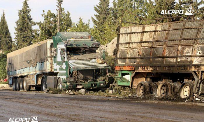 UN Suspends All Convoys in Syria After Attack on Aid Trucks