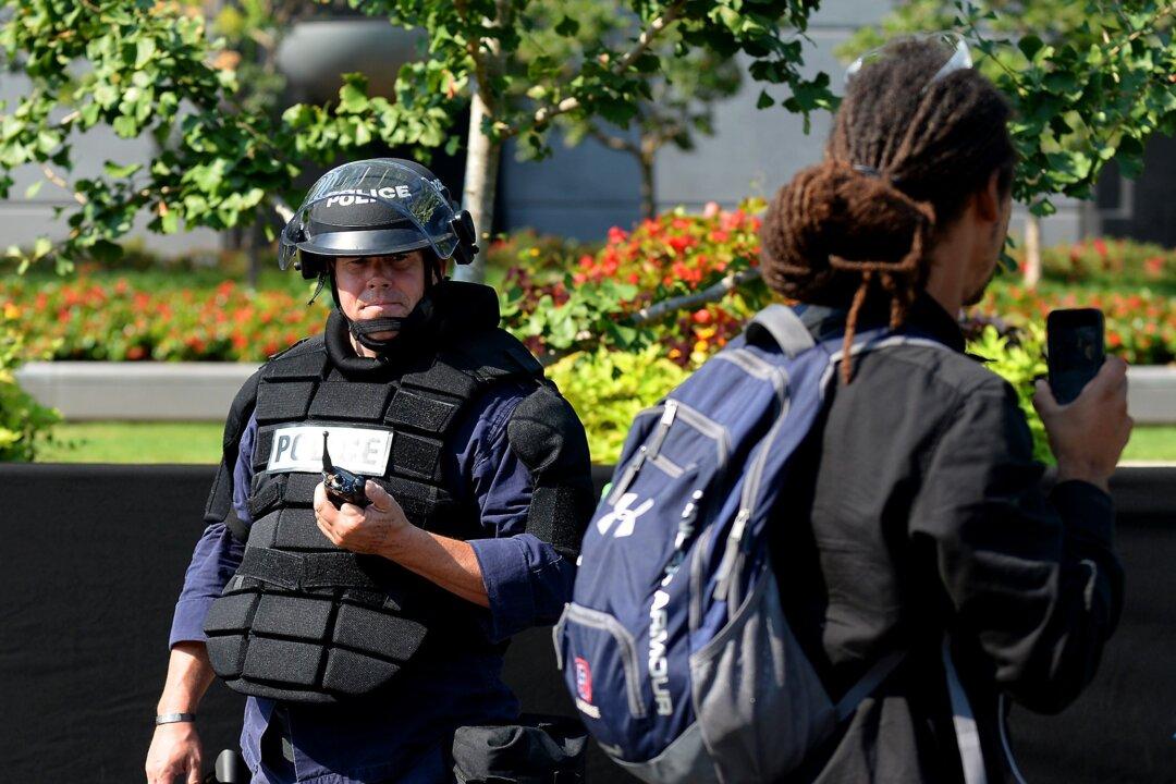 The Latest: Police Cordon Off Area After Suspicious Package Found at HQ