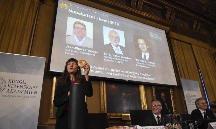 3 Win Nobel Chemistry Prize for World’s Tiniest Machines