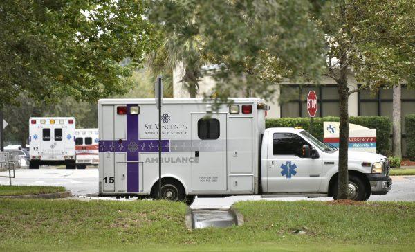 This file image shows an ambulance in Jacksonville Beach, Fla. (Will Dickey/The Florida Times-Union via AP)