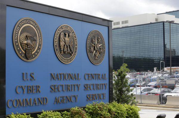 The sign outside the National Security Administration (NSA) campus in Fort Meade, Md., on June 6, 2013. (Patrick Semansky/AP Photo)