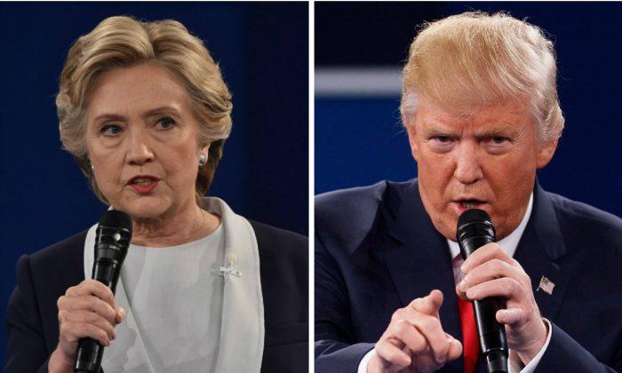 New Poll Finds Trump up by 1 Point Over Clinton