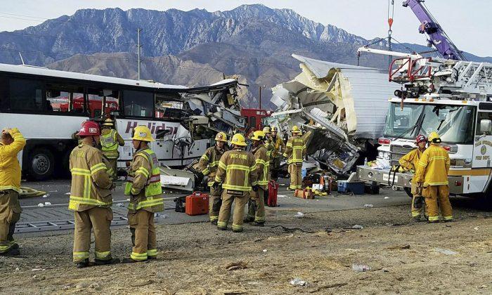 California Tour Bus Crash Kills 13, Injures 31