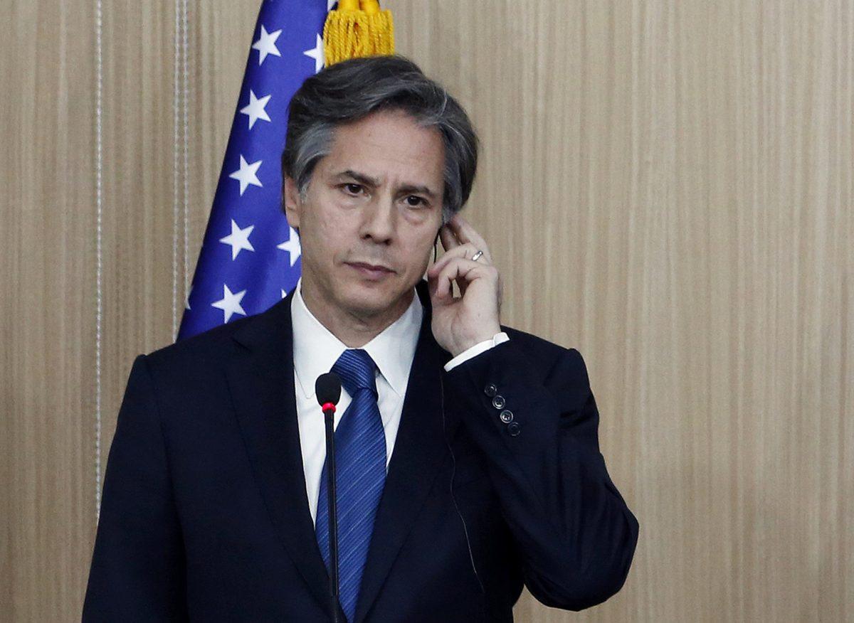 U.S. Deputy Secretary of State Antony Blinken during a press conference in Seoul, South Korea, on April 19, 2016. (Lee Jin-man/AP Photo)