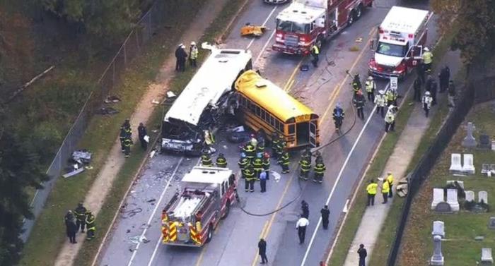 Police: 6 Dead After Buses Crash in Baltimore
