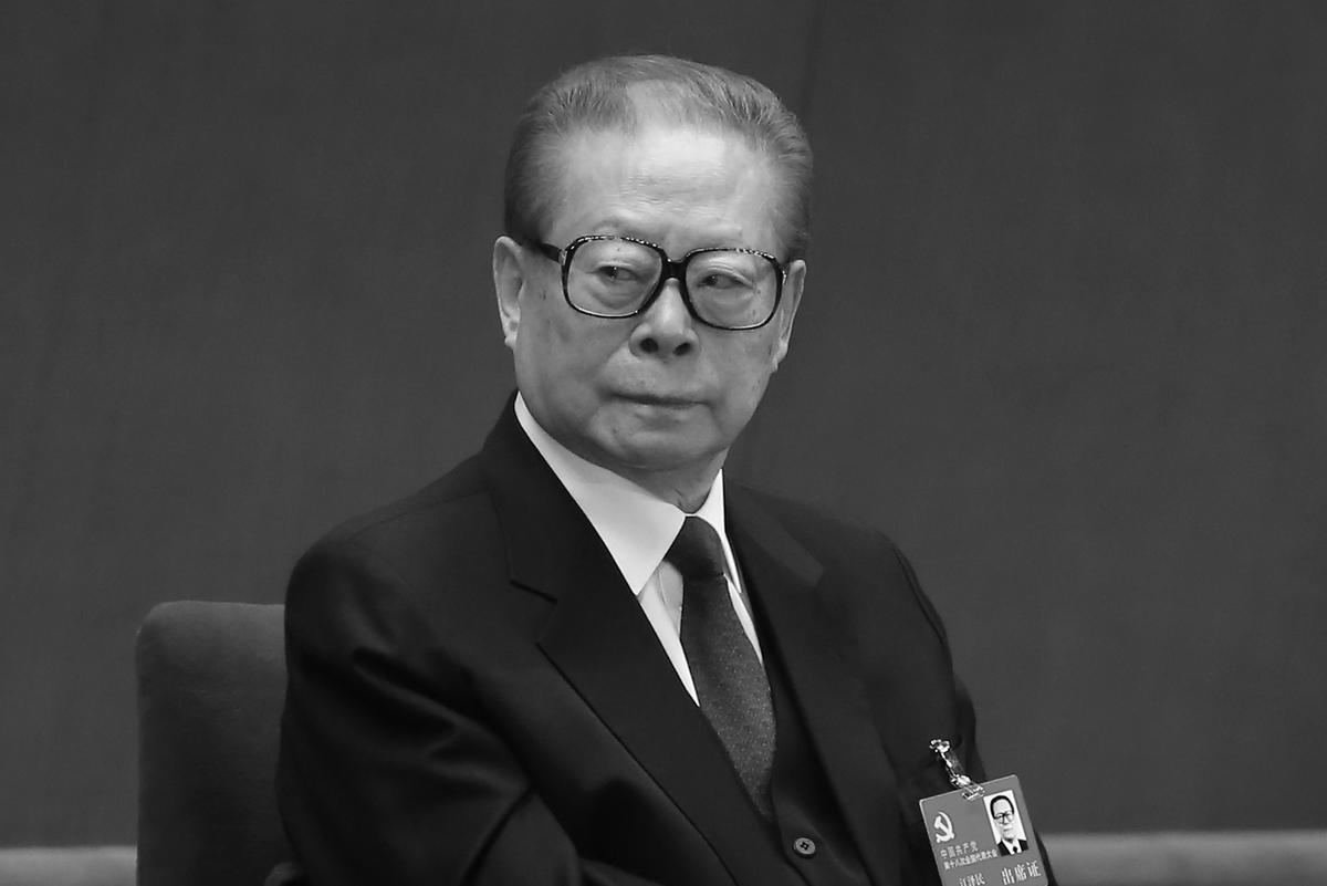 Jiang Zemin at the Great Hall of the People in Beijing on Nov. 8, 2012. (Feng Li/Getty Images)