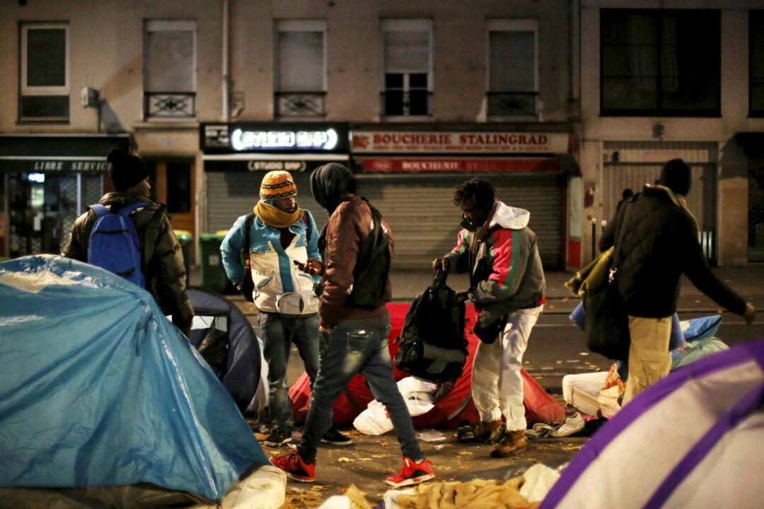 After Calais, French Authorities Clear Migrant Camp in Paris