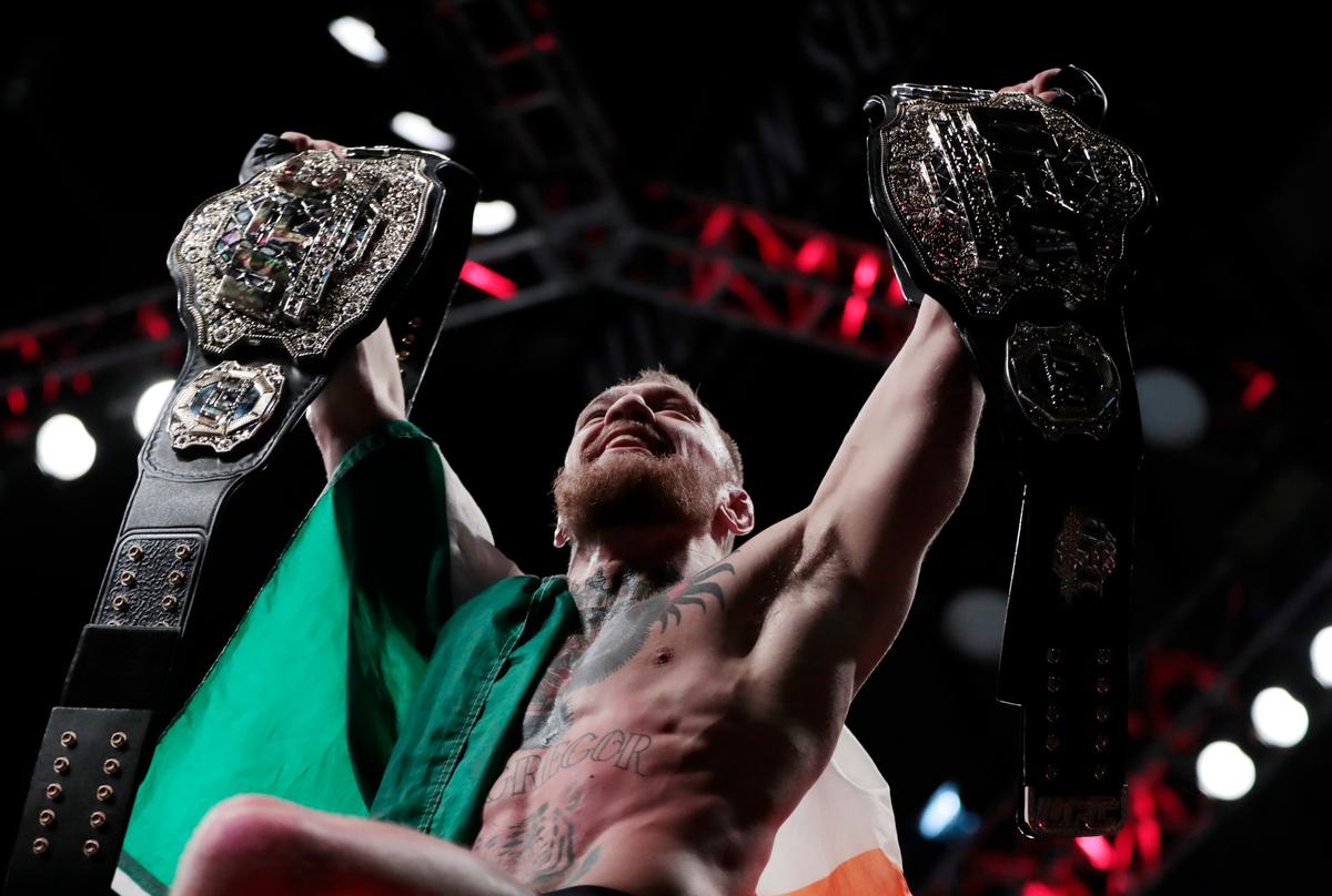 McGregor Is UFC’s First 2-division Champ, Seeks Equity Stake