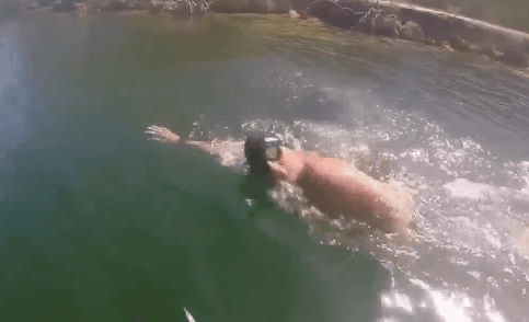 Ben Hooper Begins Swim Across Atlantic Ocean (Video)