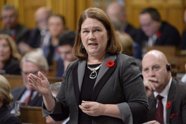 Health Minister Jane Philpott during question period in the House of Commons on Nov. 2, 2016. (Adrian Wyld/The Canadian Press)