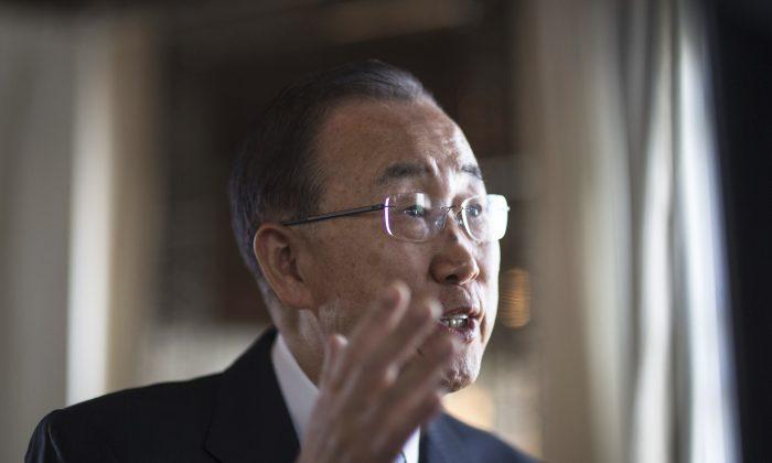 AP Interview: UN Chief Ban Says Trump Is Changing, Slowly