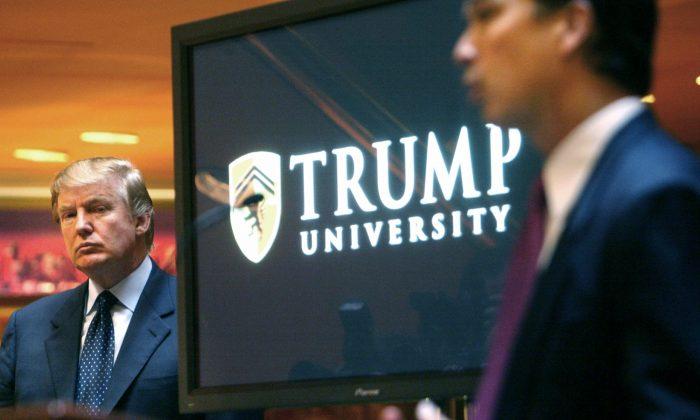 Trump Tweets Trump University Deal Helps Him Focus on US